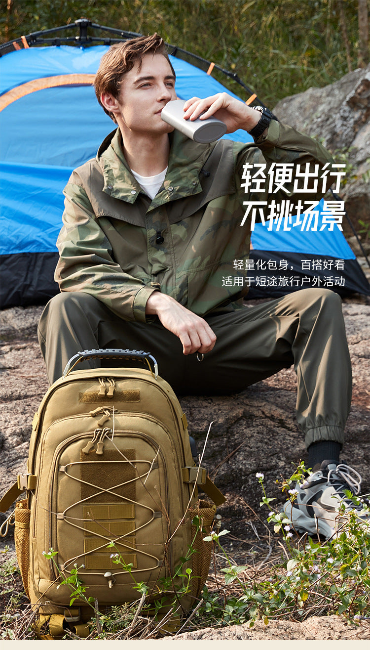 Tactical Outdoor Sports Backpack Large Capacity Anti Splash Wear resistant Travel Camping Mountaineering Bag Hiking Bag