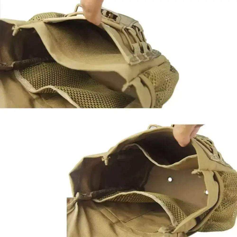 1000D Nylon Molle Dump Bag Waterproof Emergency Tool Outdoor Climbing Pouch Storage Bags Molle Attachments EDC Pouch Travel Use
