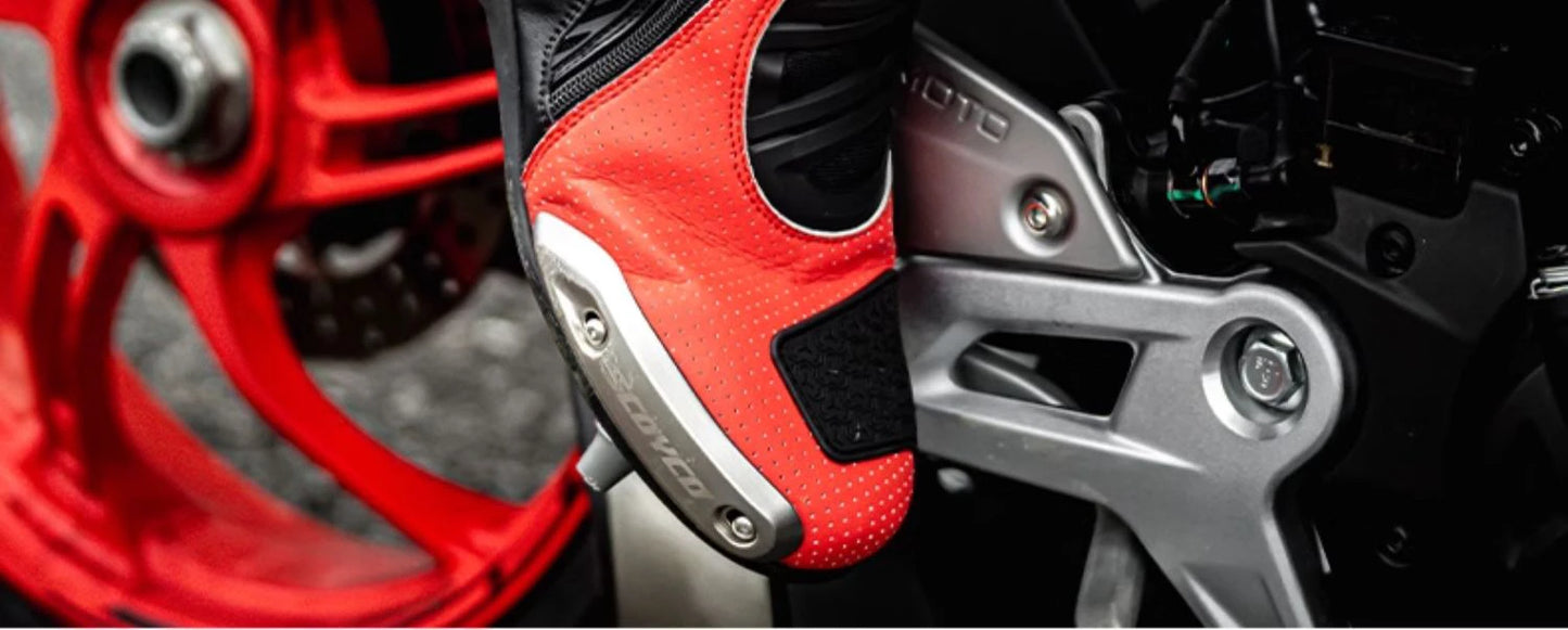 Motorcycle Boots Long Thigh Boots Men Shoes Shoe Moto Riding Shoe Man Racing Motocross Protective Gear Speed SCOYCO MR003