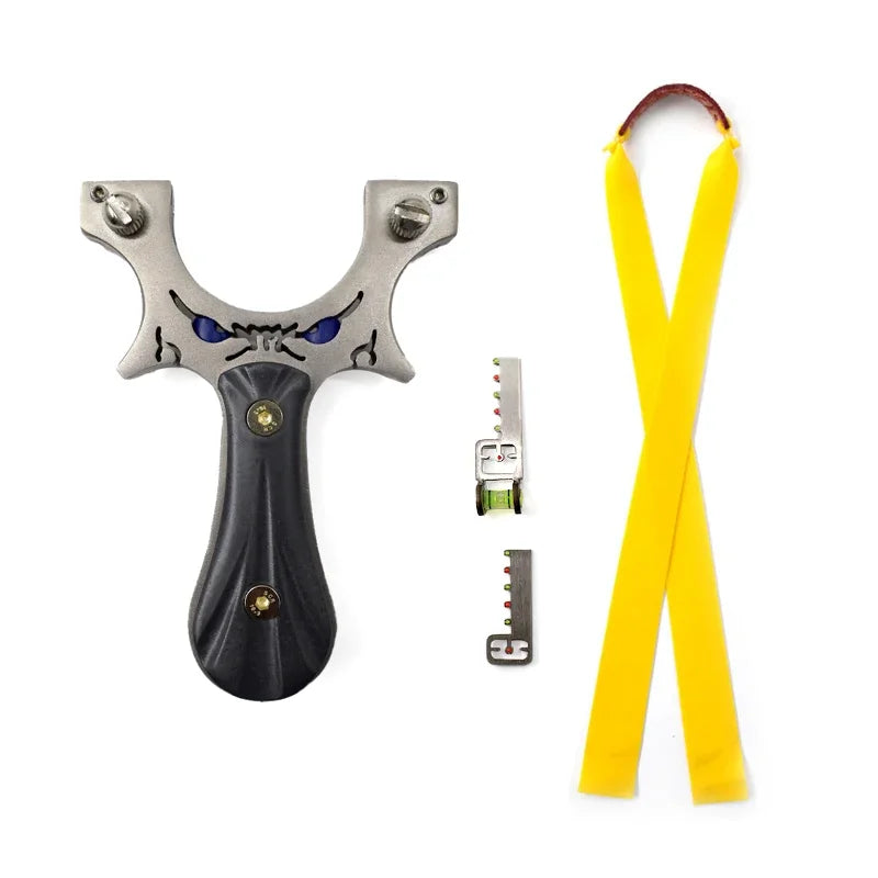 Professional Hunting Slingshot Stainless Steel Material Horizontal Sighting Mini Slingshots Catapult Sports Shooting Equipment