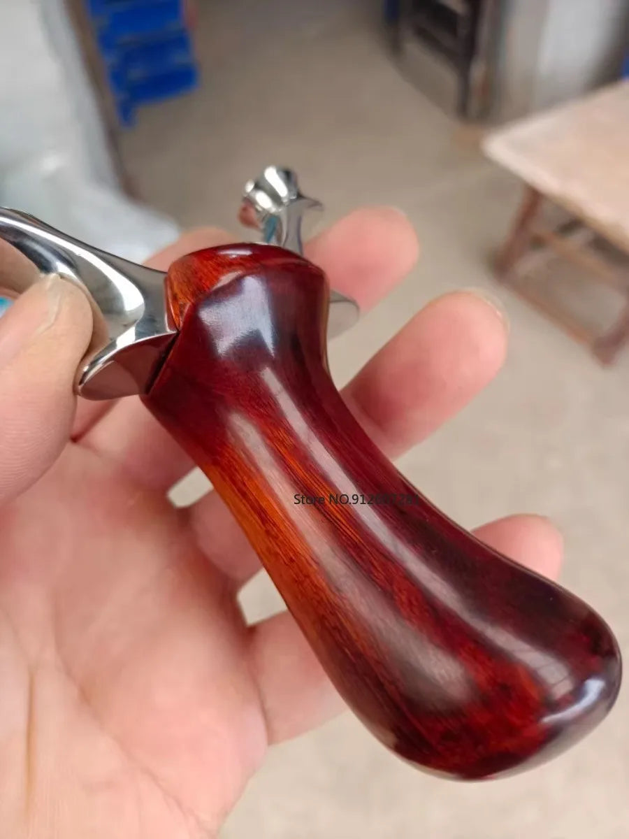 Hunting Slingshot Stainless Steel Bow Big Powerful Catapult Self Defense Survival High Precision Sling Shot