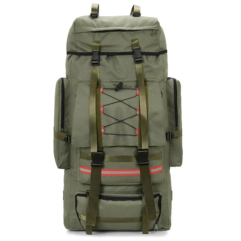 130L Hiking Camping Backpack Travel Large Luggage Bag Men Trekking Outdoor Sports Pack Molle Trekking Rucksack for Men Big Bag