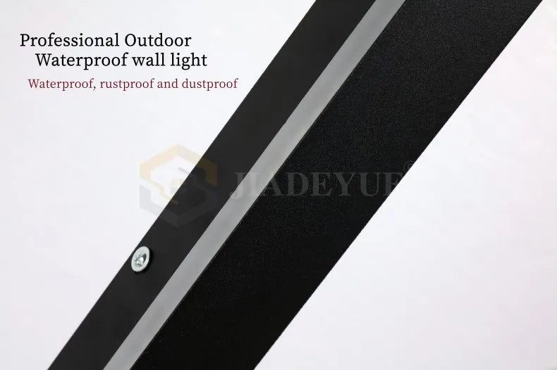 Waterproof LED long wall light ip65 outdoor lighting garden country house balcony light interior wall bedroom living room light