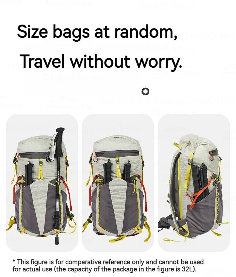 Naturehike 3K Carbon Fiber Collapsible Telescopic Sticks Trekking Pole Folding Portable Walking Stick Staff for Hiking Climbing