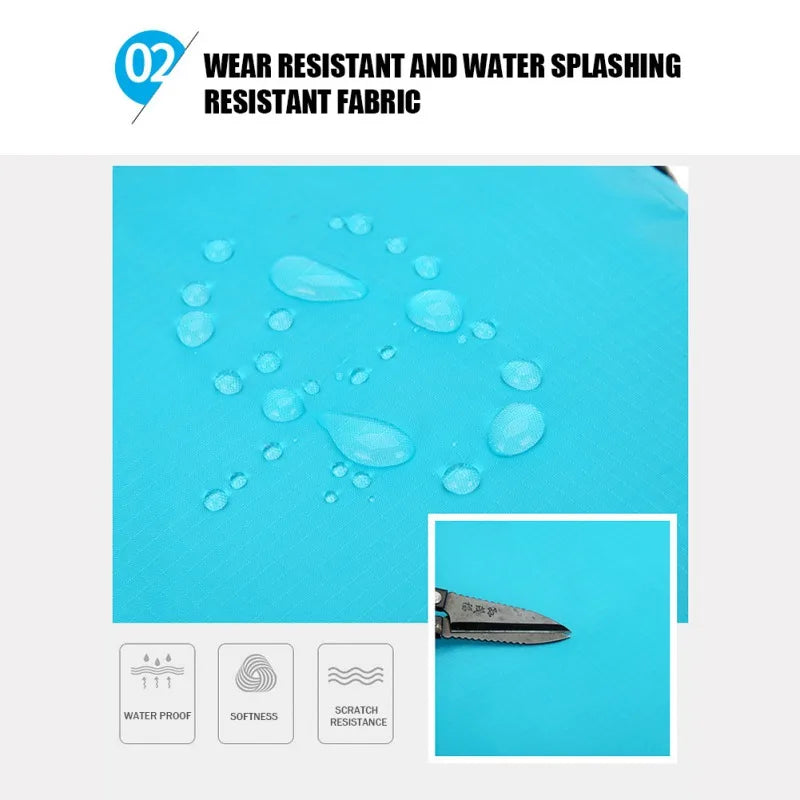 15L Waterproof Folding Backpack Ultralight Camping Backpack Outdoor Daypack Men Women Foldable Traveling Hiking Cycling Backpack