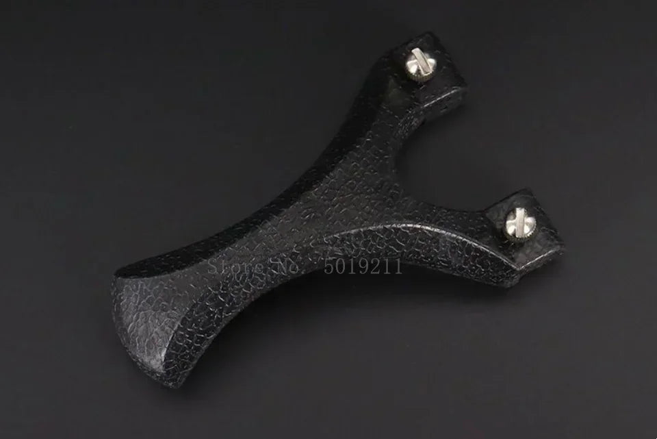 Outdoor Hunting Shooting Catapult Entertainment Accessories Toys Hunting Resin Slingshot Catapult with Flat Rubber Band for Hunt