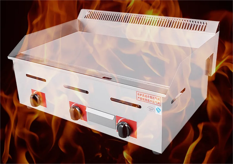 Commercial Flat Top Gas Griddles Stainless Steel Flat Plate Gas Grill Griddle BBQ Griddle Gas Grill for Sale