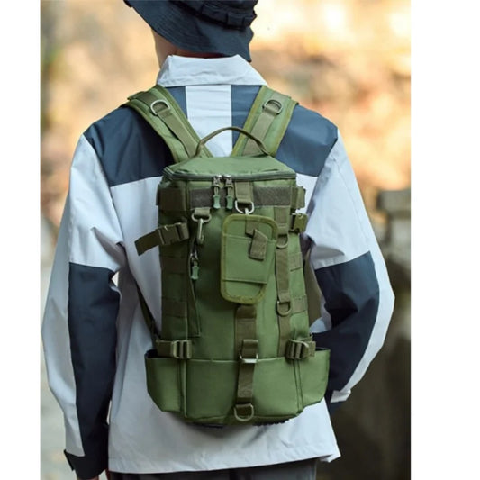 Outdoor Hiking Sports Tactical Backpack Waterproof Riding Fishing Bag Rucksack Men Women Climbing Camping Travel Shoulder Bags