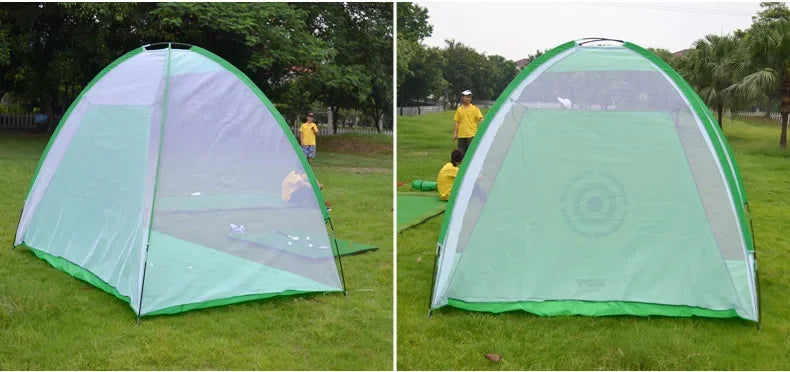 PGM Brand Golf Hitting Cage Indoor 2M 3M Golf Practice Net Tent Garden Grassland Golf Training Equipment Mesh Mat Outdoor Swing