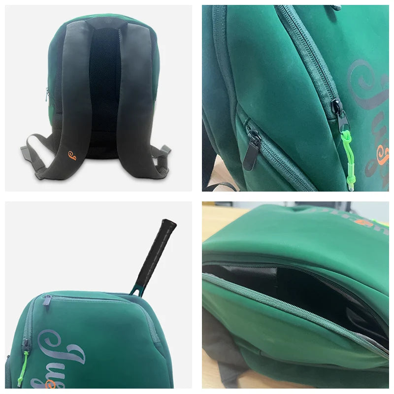 JUSENDA Designed Blade Super Tour V9 Profession Tennis Backpack Team Court Racquets Sports Bag with Compartment Shoe Bag