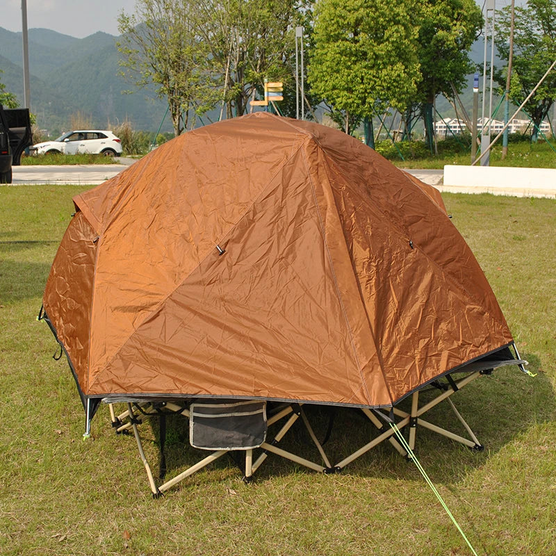 Ultralight 2 Person Backpacking Tent Can Be Used As Cot Bed Tent or Bikepacking Tent, Light Weight Cot Tent Not Include Bed