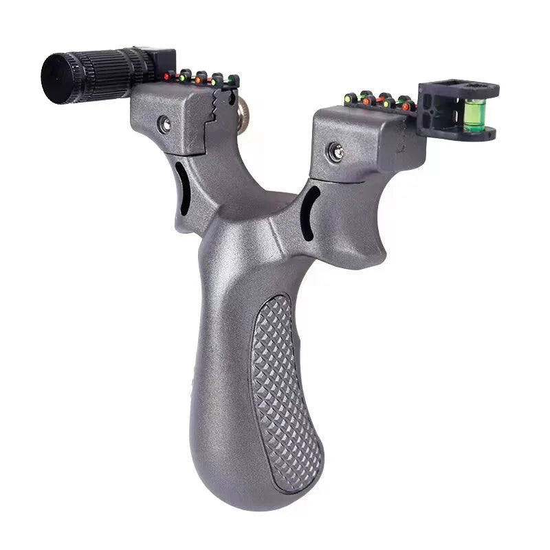 Powerful Slingshot with Laser Spirit Level Fast Press Bow Catapult Precision Infrared Outdoor Sports Hunting Shooting Sling Shot
