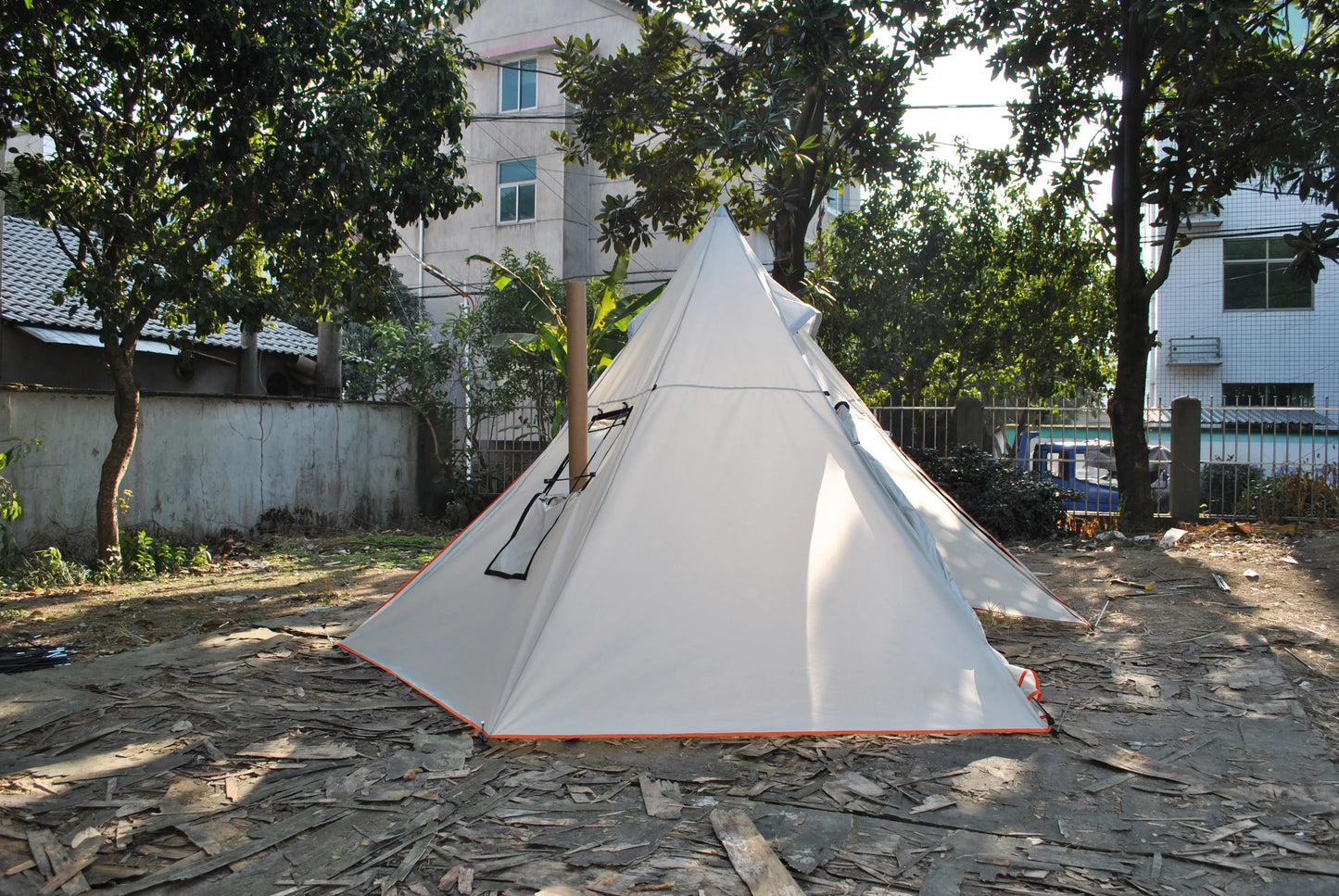 Teepee Stove Tent for 8 Person, Weatherproof TP Tent, Waterproof, 4 Seasons, Backpacking