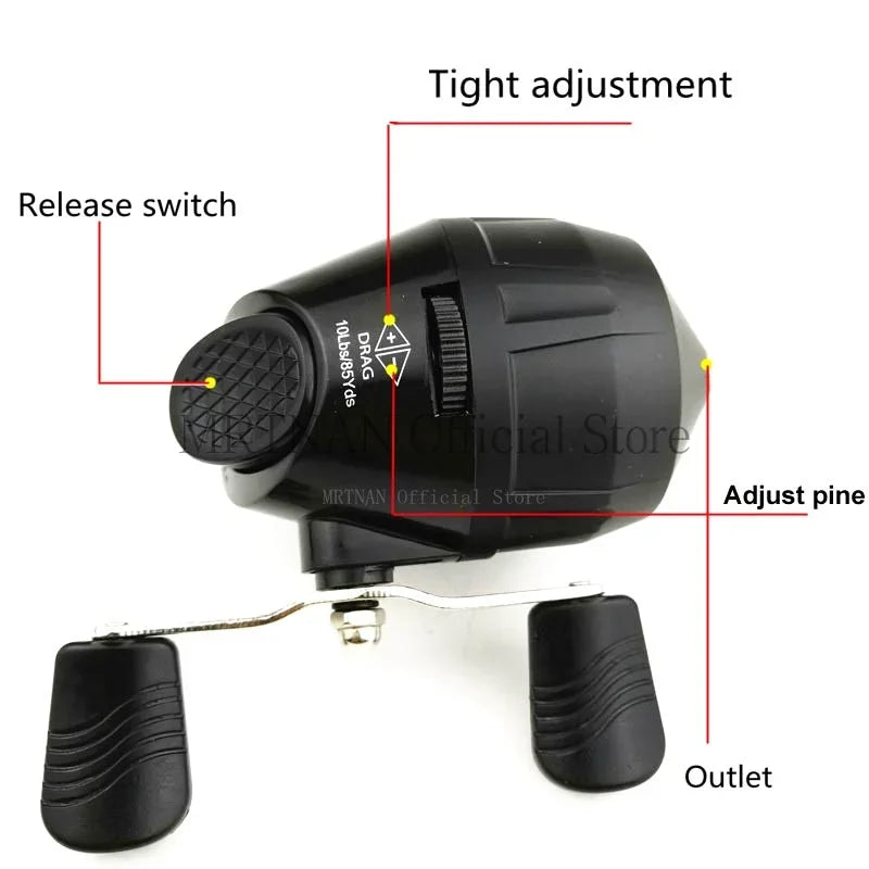 Powerful Fishing Slingsshot with Wrist Rest Outdoor Hunting Sling Shot Large Catapult for Fishings and Ball