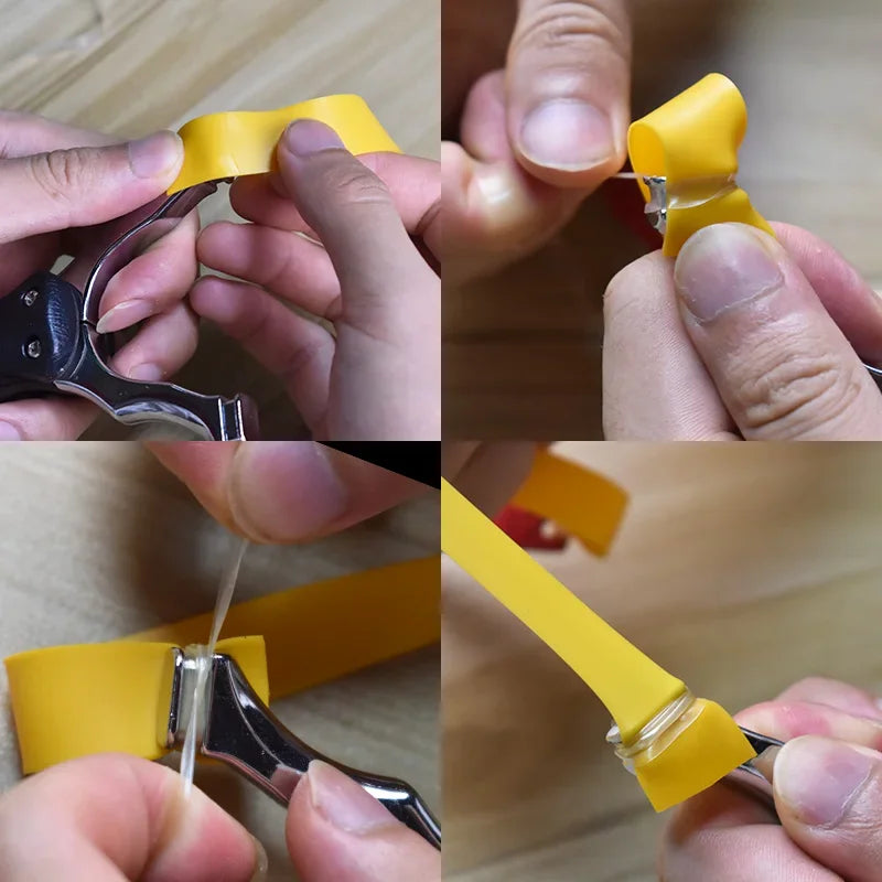 Foldable Storage Alloy Slingshot Professional Slingshot Hunting Sling Portable Camouflage Pendant Metal Catapult