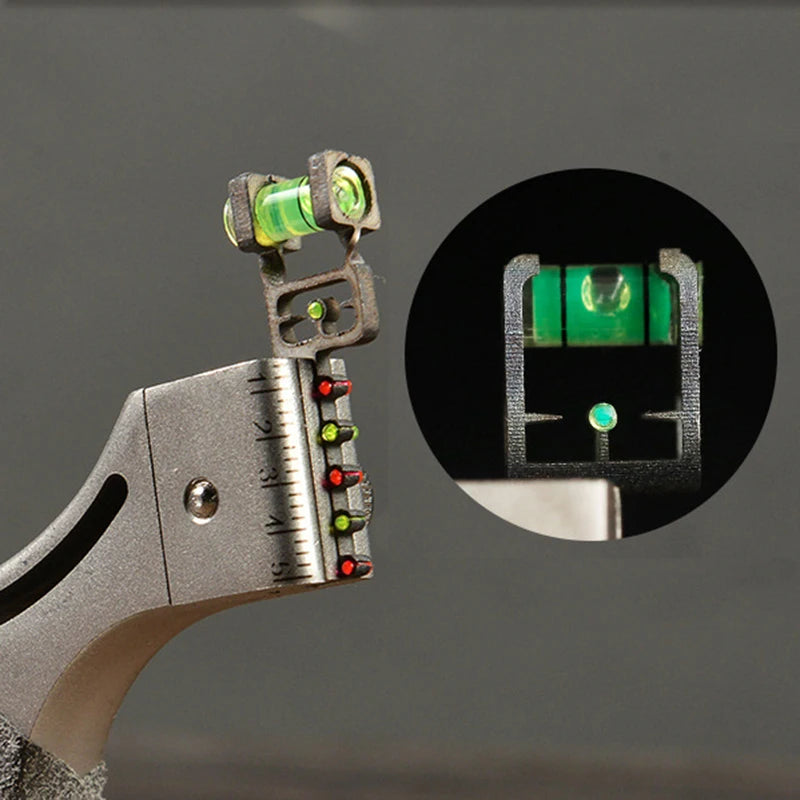 High Precision Shooting Sling Shot Stainless Steel Slingshot Powerful Sling Outdoor Flat Rubber Band Catapult Sports Accessories