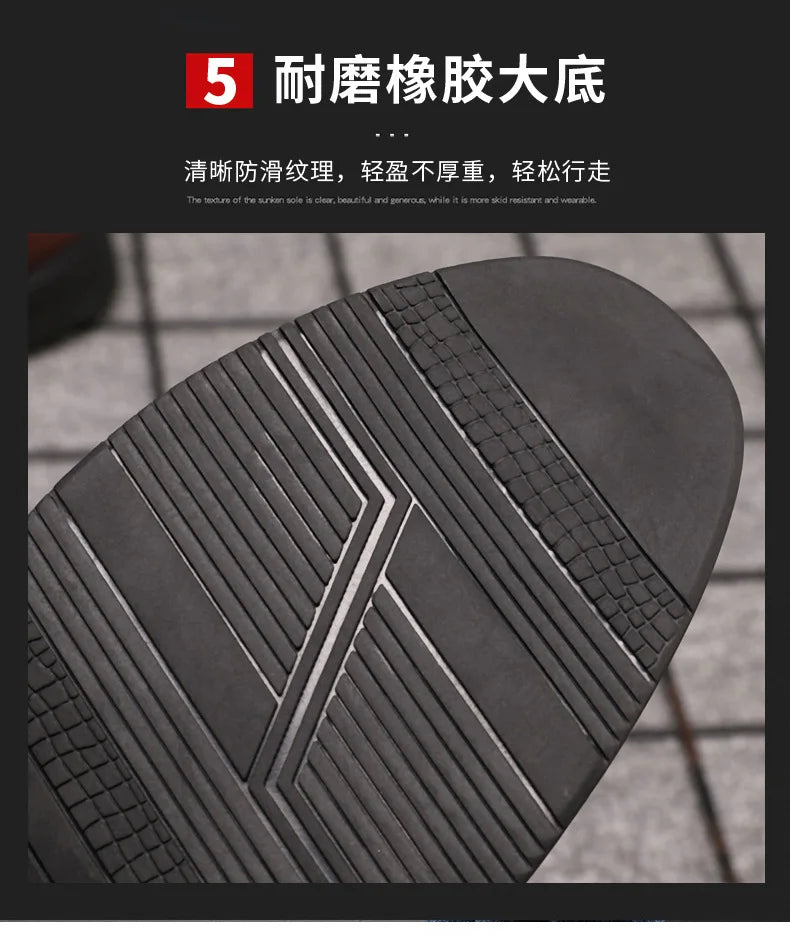 2024 Autumn and Winter New Fashion Pointy Retro Leather Boots High Top British Casual Men's Shoes Large Size 38-48