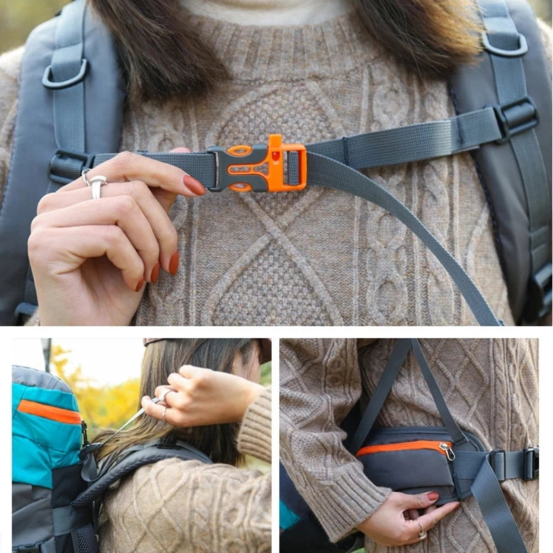 65L Climbing Backpack Large Capacity Outdoor Camping Sports Women Men Waterproof Travel Nature Hike Mountaineering Trekking Bag