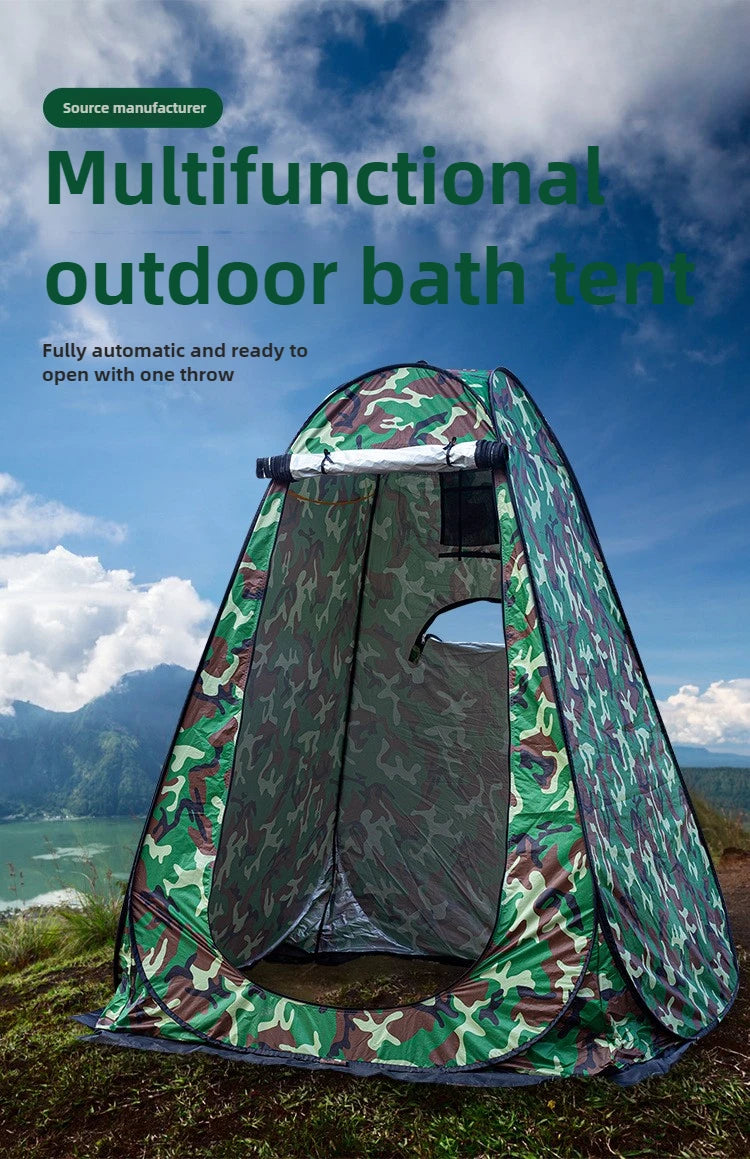 Portable Outdoor Camping Te nt Shower Tent Simple Bath Cover Changing Fitting Room Tent Mobile Toilet Fishing Photography T ent