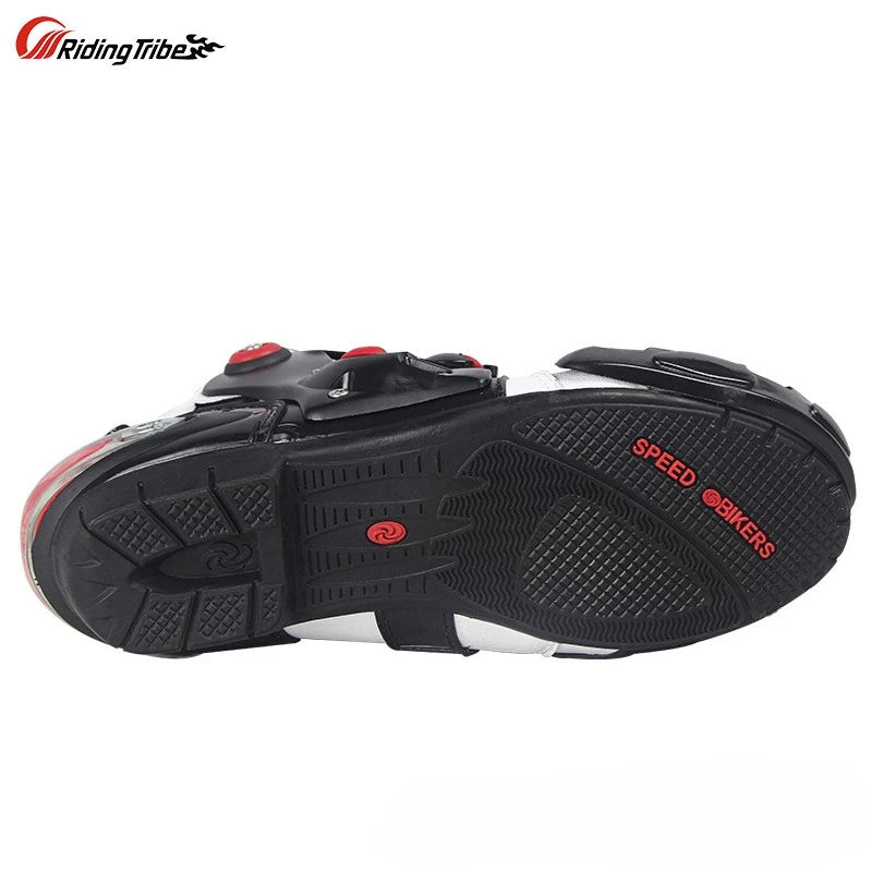 A9003 Men's Profession Motorcycle Boots Ankle Motocross Racing Boots Sports Protective Boots Off Road Motorcycle Riding Shoes