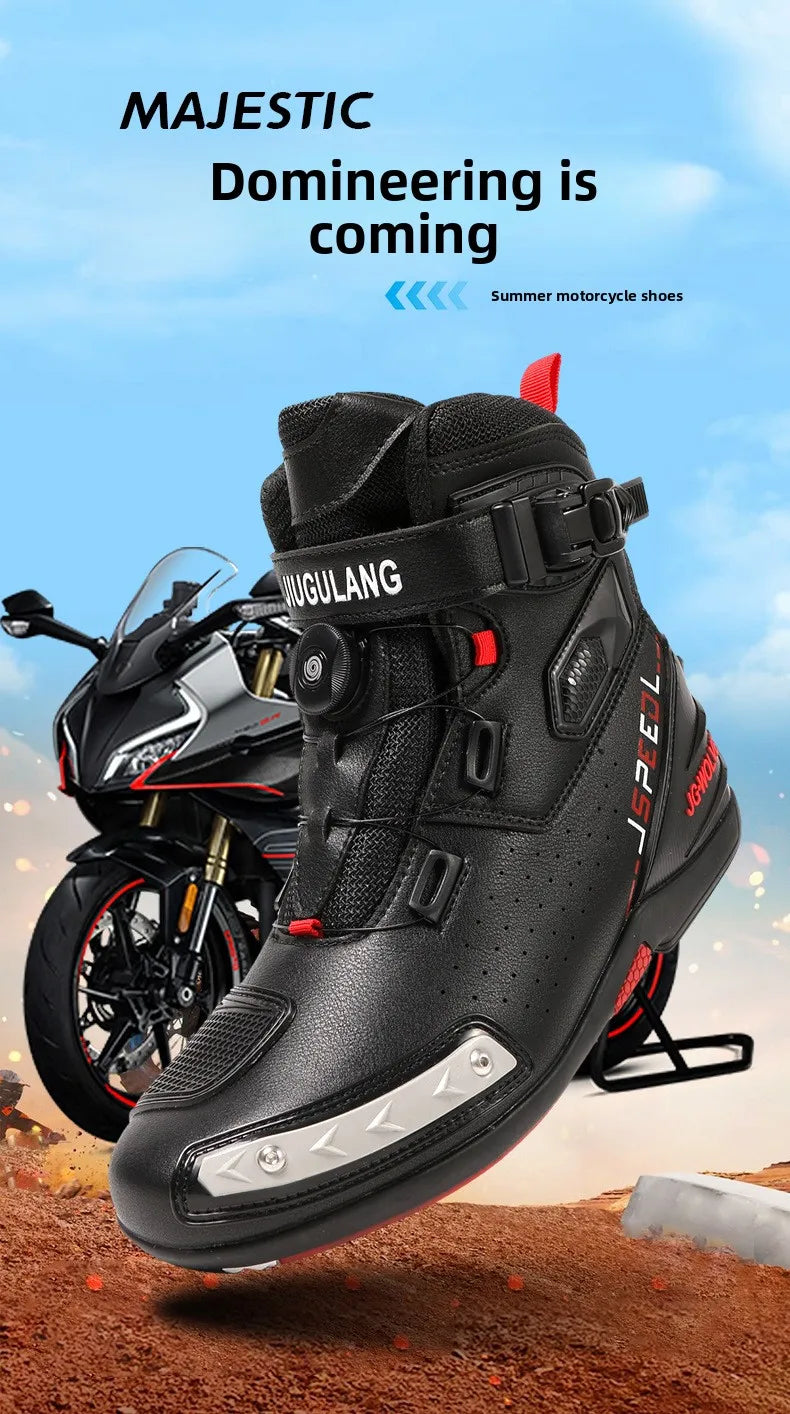 New locomotive shoes summer breathable non-slip wear-resistant riding boots outdoor riding Boots For Motorcycle 47