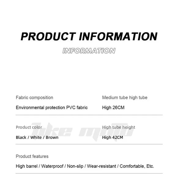 Motorbike Cycling Bike Reusable Rainproof Shoes Cover Motorcycle High Rain Boots Waterproof Reflective Snowy Non-Slip Footwear