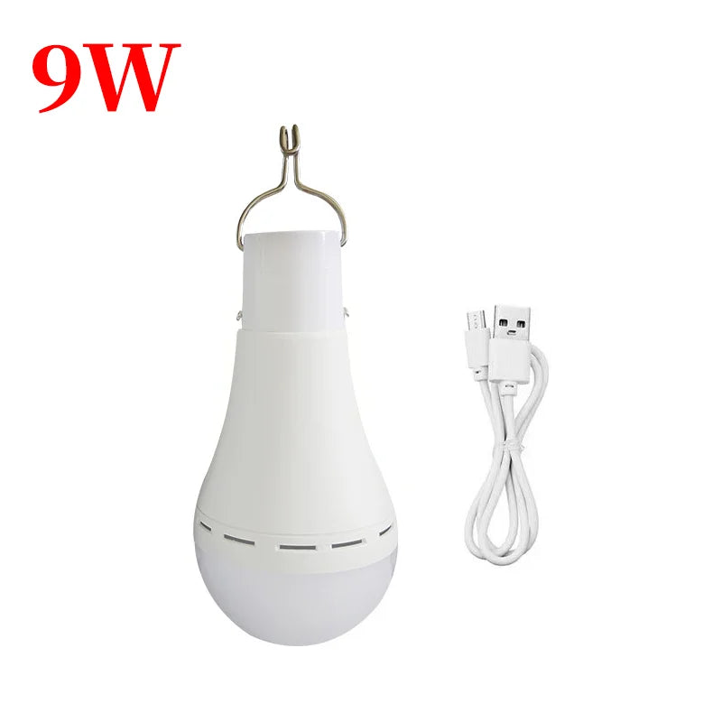 Solar Emergency Light Waterproof Outdoor Camping Supplies Portable Flashlight Tent Lamp LED SuperStrong Powered Work Light