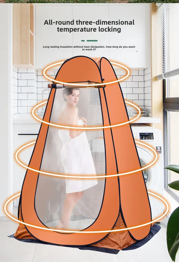 Portable Outdoor Camping Te nt Shower Tent Simple Bath Cover Changing Fitting Room Tent Mobile Toilet Fishing Photography T ent