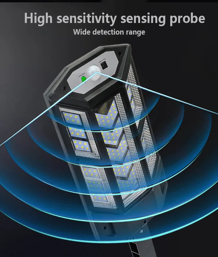 10000 Lumen powerful Solar Led Light Outdoor Solar Lamp of Motion Sensor 4Mode Waterproof Solar Garden Light Street Yard Lantern