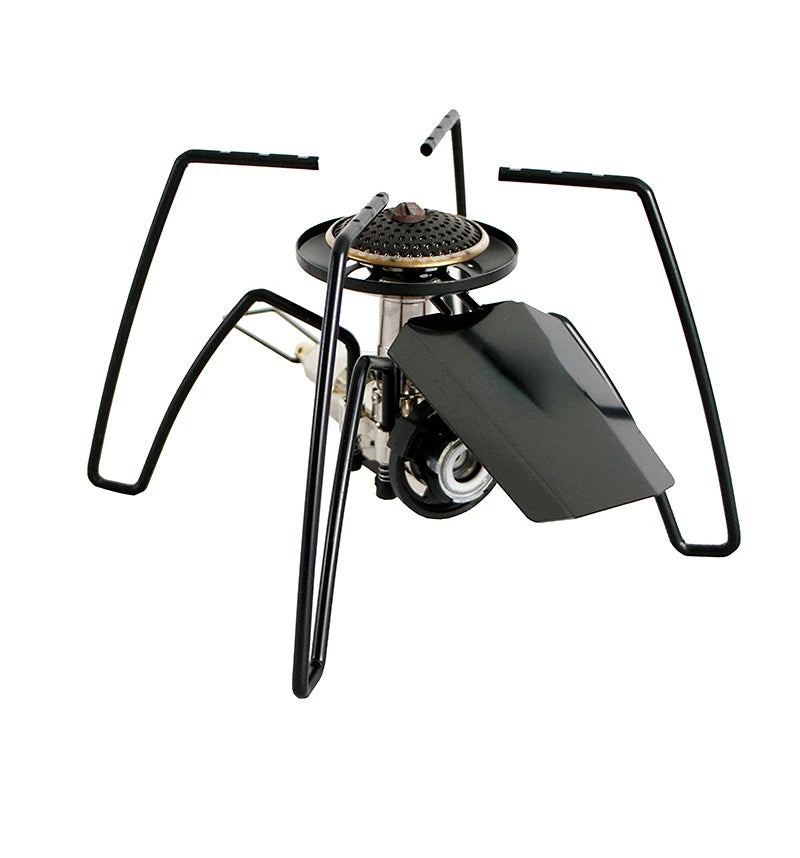 Windproof and Anti-Scald Camping Stove  Outdoor Tourist Burner Parts  Spider Stove  Backpack  Hiking Gas Furnace