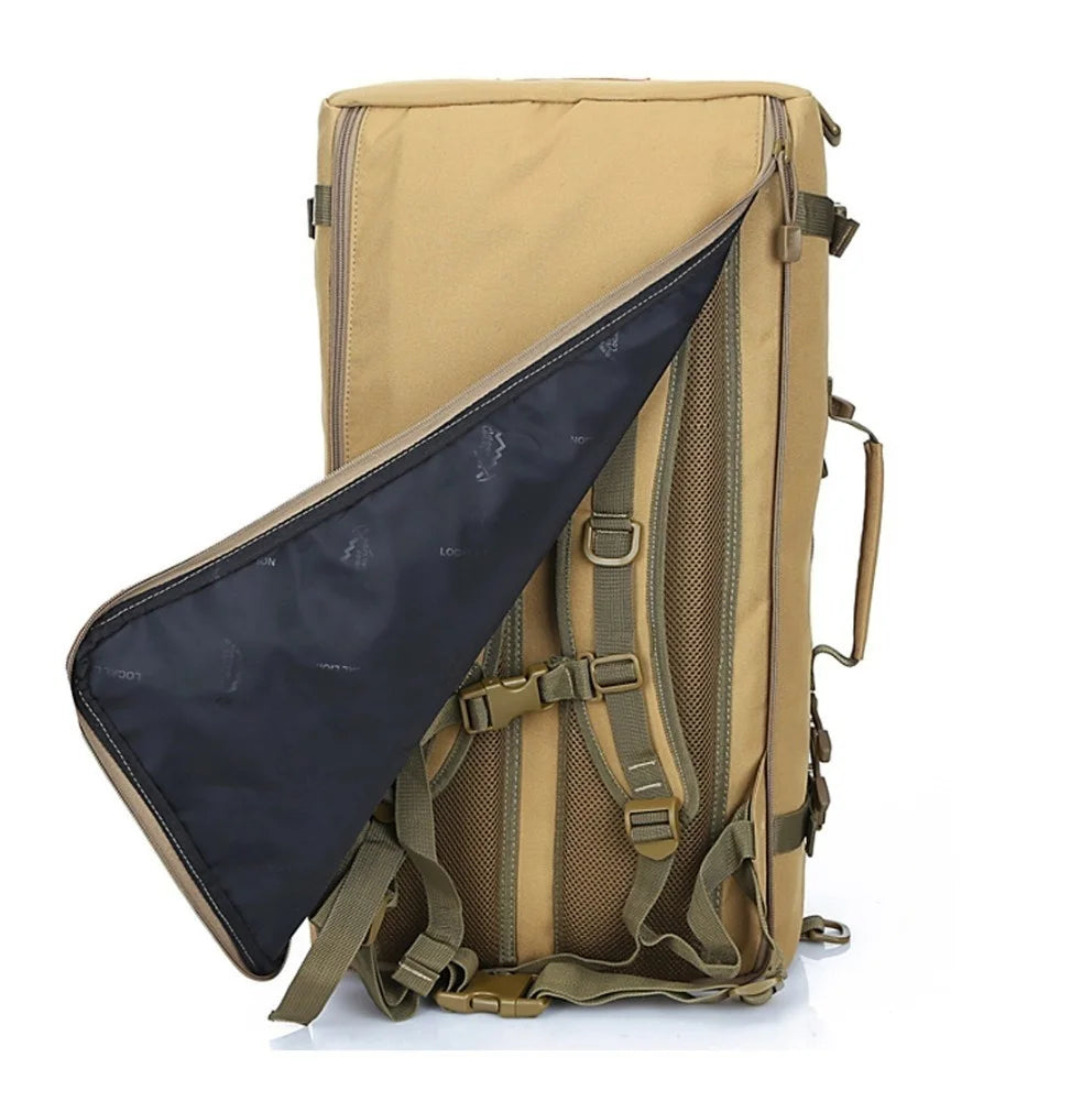 50L Tactical Military Backpack Male Outdoor Army 3p Trekking Rucksack Travel Hiking Men Camping Hunting Backpack Molle Assault