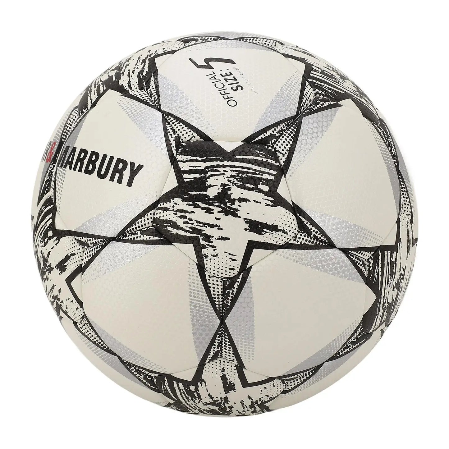 High Elasticity Size 5 PU Leather Soccer Ball Lightweight Kick Resistant for indoor Use Cool Design for kids