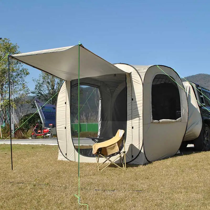 Portable Air Conditioner Camping Tent to Achieve the Freedom of Heat&Cooling, 7 Feet Height, Pop Up Family SUV Camping Tent