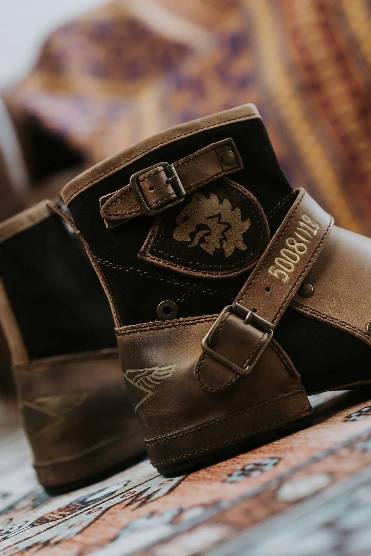 2025 New In Men Boots Luxury Handmade Men Ankle Boots Metal Buckle Zipper Motorcycle Boots Outdoor Plus Size 39-48 Punk Bottines