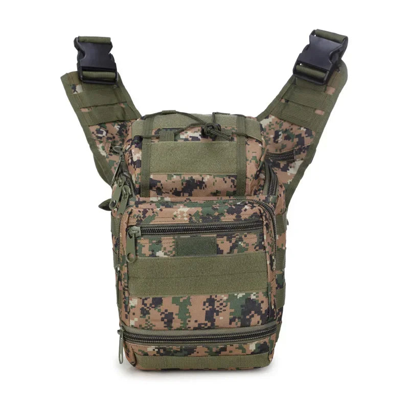 Large Hunting Sling Backpack EDC Tactical Shoulder Bag Molle  Chest Pack Waterproof Outdoor Camping Trekking Camera Pack