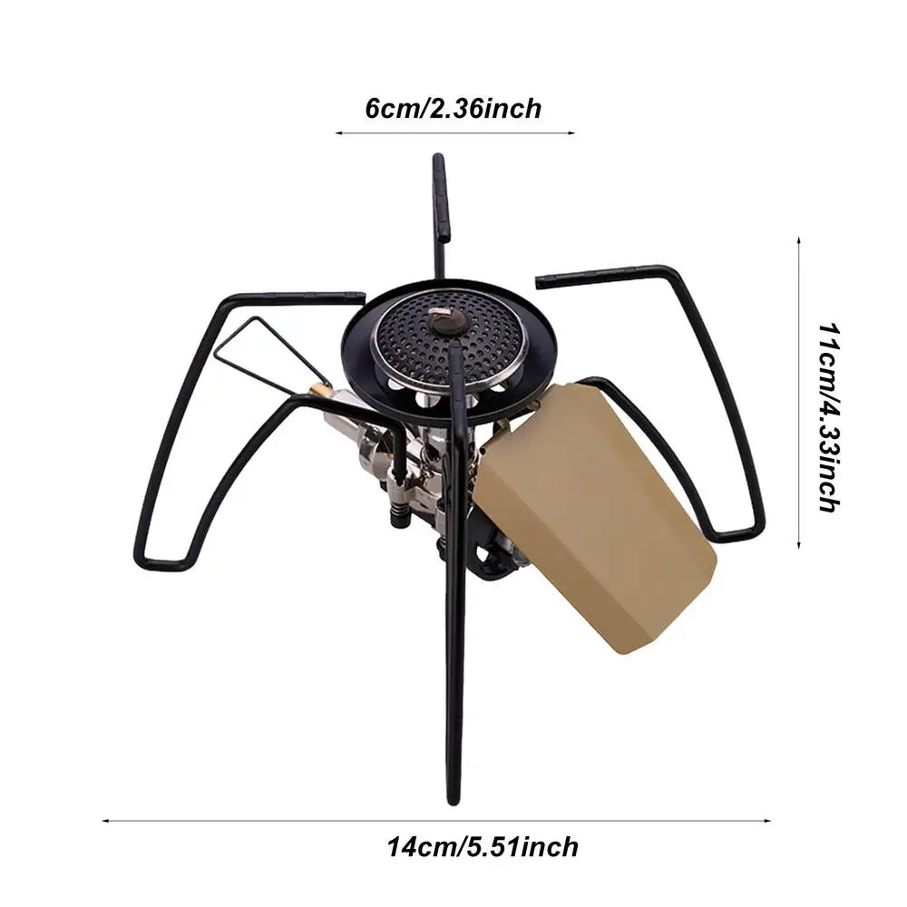 ST-310 Spider Folding Card Stove 2900W High-power Outdoor Portable Stainless Steel Stove For Camping Picnic BBQ Gas Stove