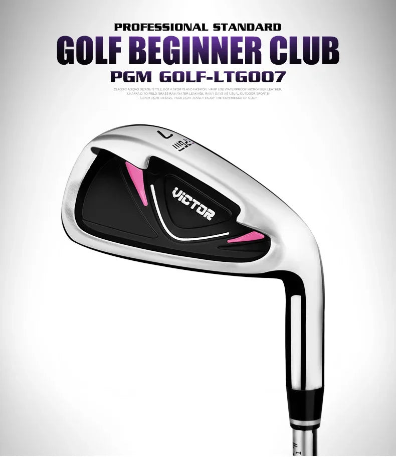 PGM Golf Clubs Golf Club Set Ladies Beginner Complete Set 12 Pcs/9 Pcs/4 Pcs,carbon Rod/steel Pole LTG007
