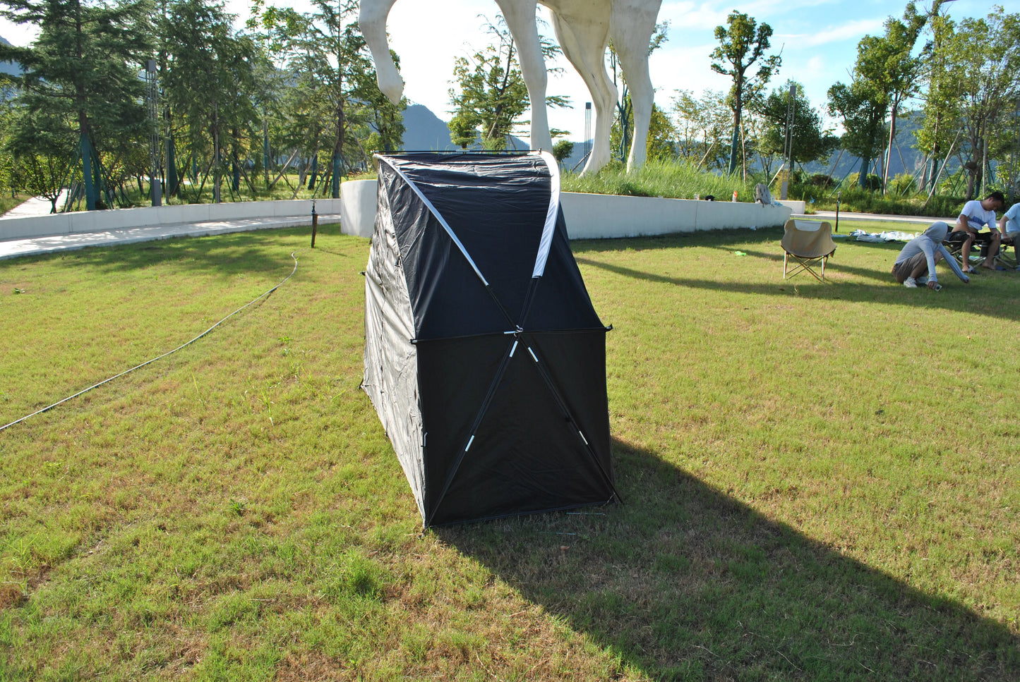 Durable Outdoor Individual Tent for Backpacking,CZX-725 1 Person Tent Not Include Cot,1 Person Tent,Ground Tent,Sleeping Tent