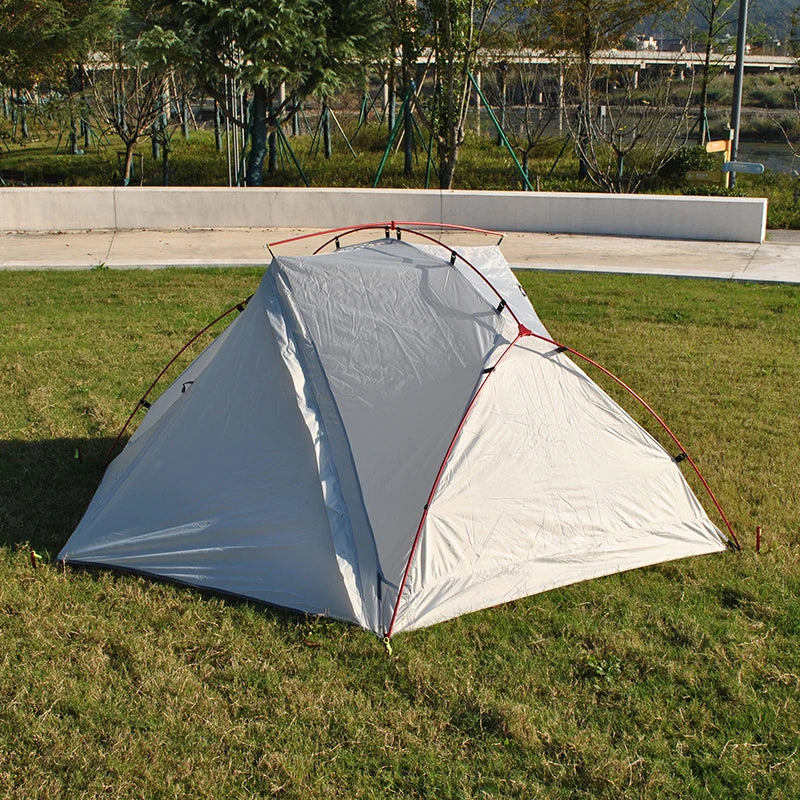 Ultralight Aluminum Poles Camping Tent for 2 Person, 4 Season, PU4000 Waterproof 210T Fabric, Easy to Set Up, Hiking Tents