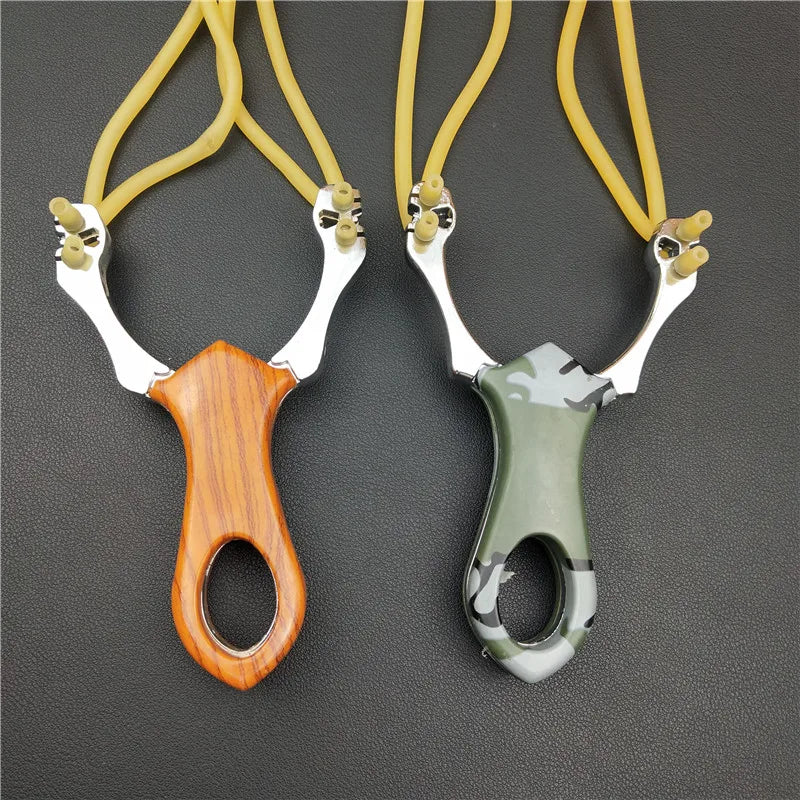 NEW Powerful Sling Shot Aluminium Alloy Camouflage Bow fishing Catapult Outdoor Hunting Slingshot Hunt Accessories catapult