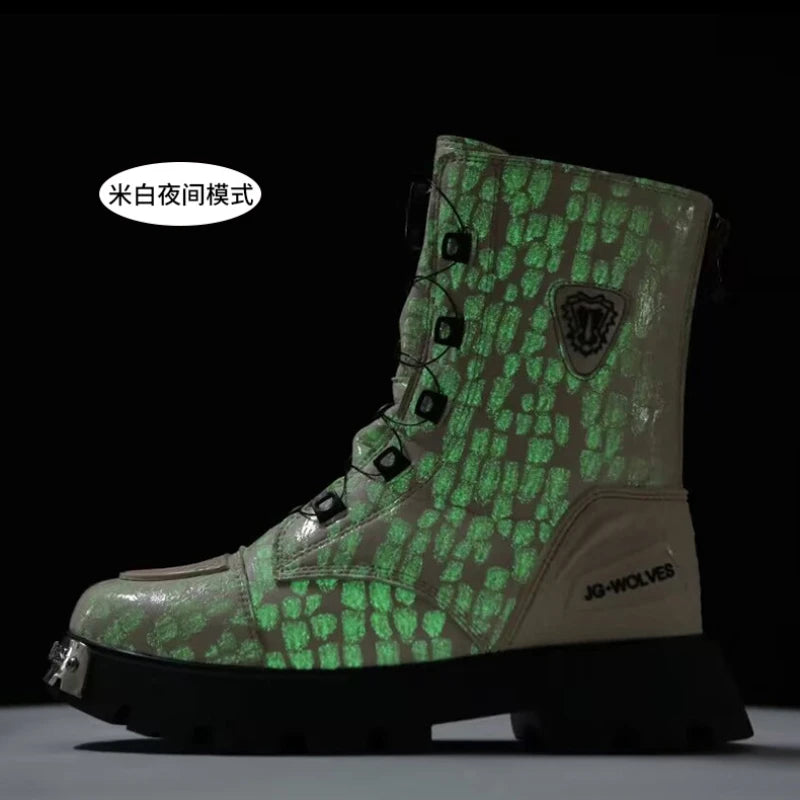 Motorcycle Wear-resistant Drop-proof Boots Women Motorbike Riding Shoes Breathable Biker Boots Motorboats Motorcycle Shoes Bota