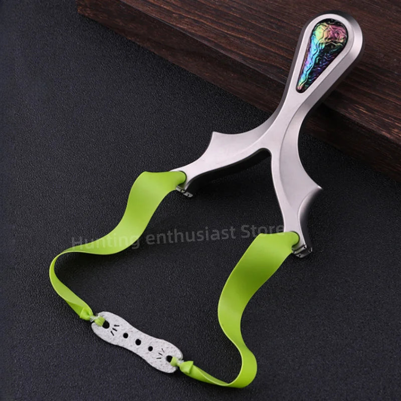 Strong Titanium Alloy Shooting Aiming Slingshot Outdoor Hunting Slingshot Professional Slingshot Hunting Accessories