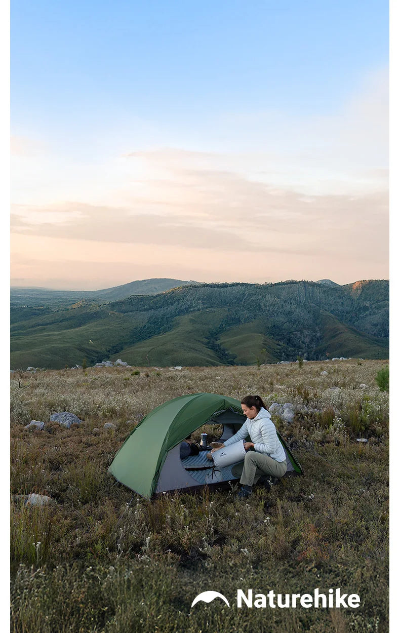 Naturehike Cloud River Pro Outdoor Camping Tent Ultralight 2 Person 20D Silicone Fabric Double-layer Waterproof Hiking Tents