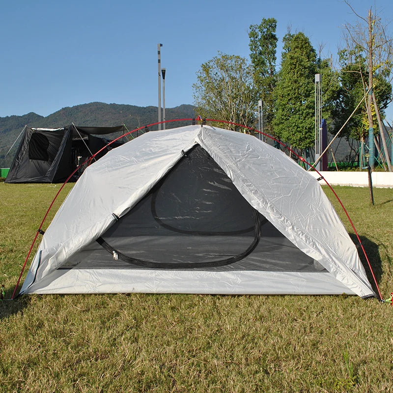 Ultralight Aluminum Poles Camping Tent for 2 Person, 4 Season, PU4000 Waterproof 210T Fabric, Easy to Set Up, Hiking Tents