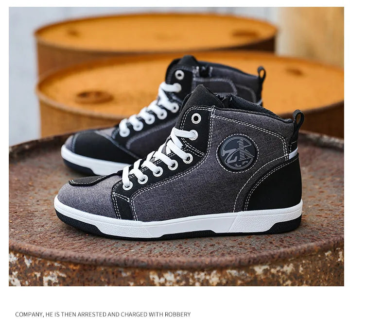 Motorcycle Riding Shoes Motorcycle Boots All Season Breathable and Anti Fall Riding Equipment Road Racing Shoes forRiders오토바이 부츠