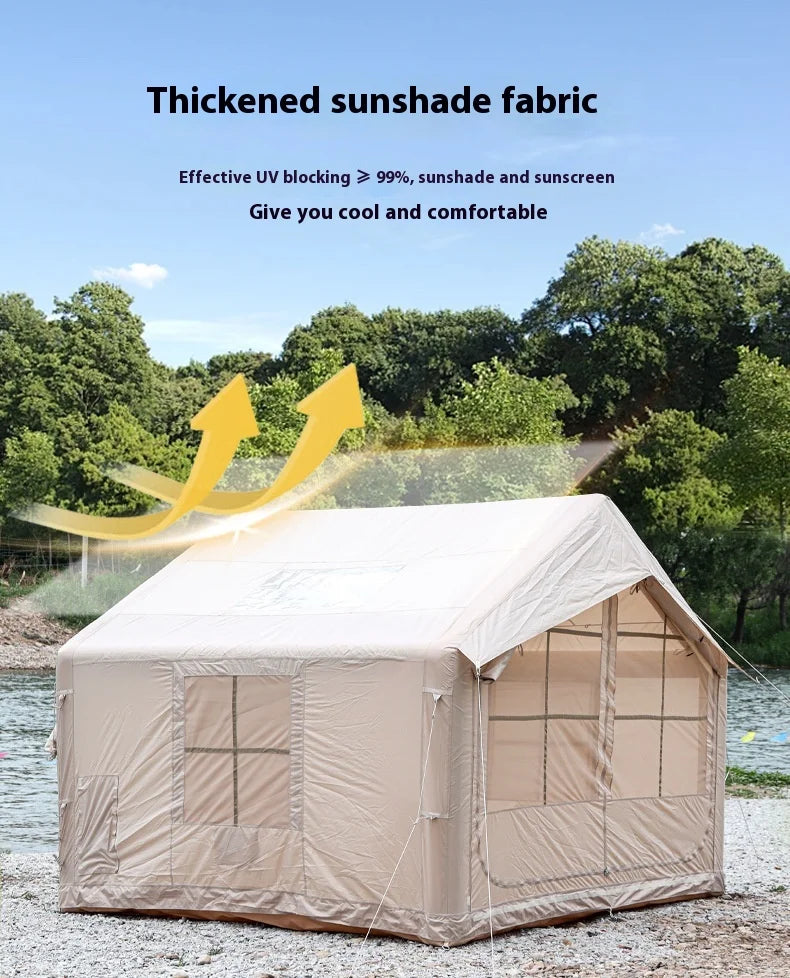 Automatic Inflatable Camping Tent Quick Setup Sunshade Waterproof Windproof for Outdoor Travel