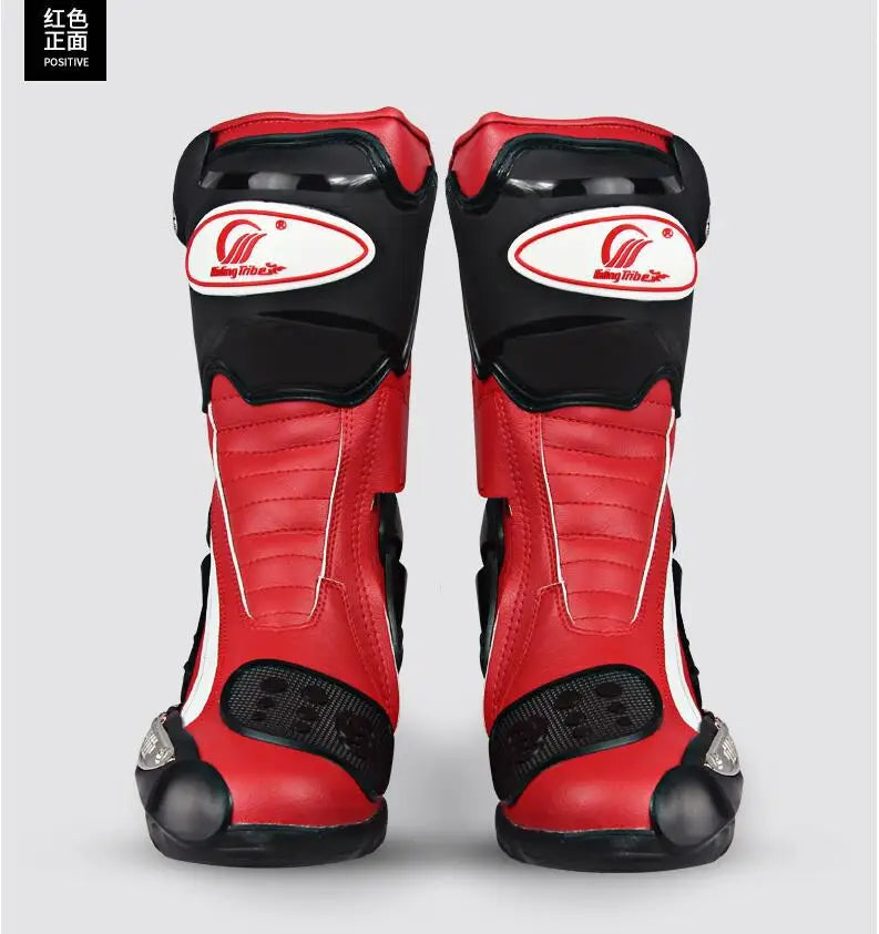 Riding Tribe Motorcycle Riding Shoes Summer Off-road Road Racing Long Boots Knight Anti-drop Motorcycle Shoes Men racing shoes