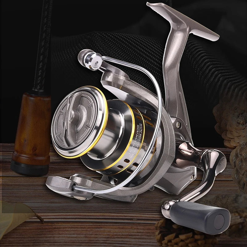 New Fishing Reel, Max Drag 30KG Right/left Inter-Changeable Handle Spinning Reel Gear 5.2:1 Ratio No-gap High Speed Fishing Reel