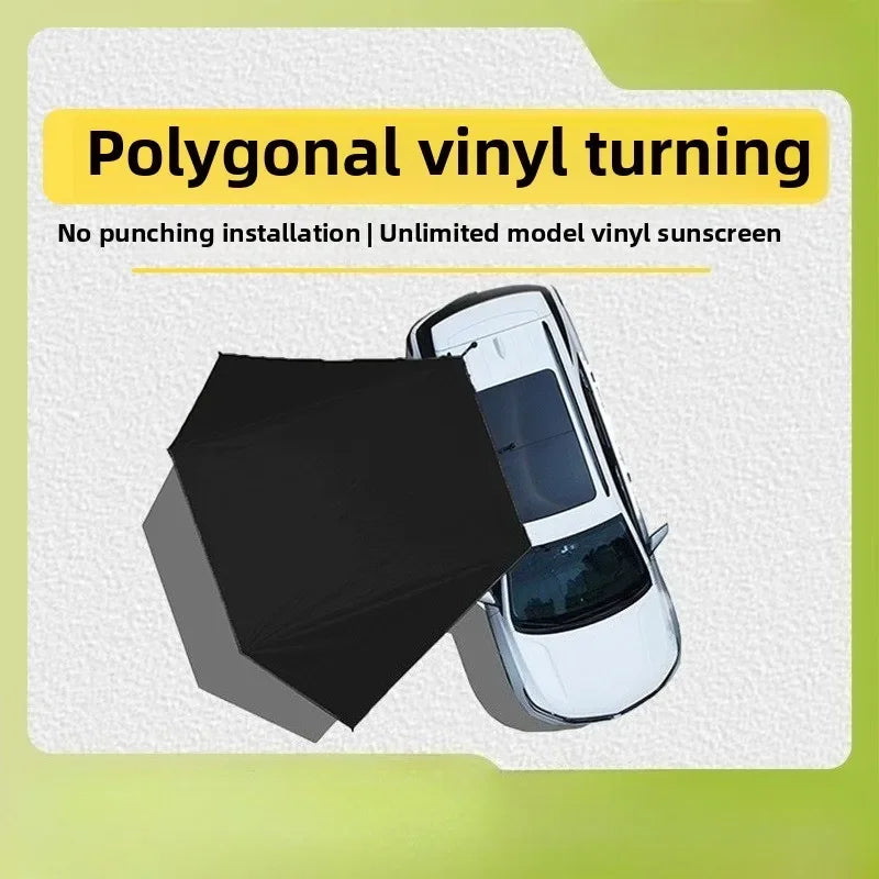 Outdoor Camping Car Side Canopy Awning Waterproof Tarp Tent Shade Outdoor Camping Car Awning Side Pergola Car Tail Tent Canopy