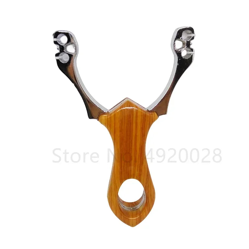 High quality Hunting Alloy Slingshot with Rubber Band High Precision Outdoor Hunting Shooting Catapult